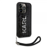 Karl Lagerfeld iPhone 15 Pro Max Cover Sequin Sort