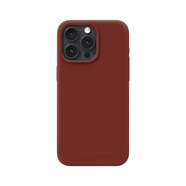 Ideal of Sweden iPhone 15 Pro Max Cover Silicone Case MagSafe Dark Amber