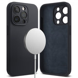 Ringke iPhone 15 Pro Max Cover Silikone Magnetic Deep Blue