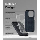 Ringke iPhone 15 Pro Max Cover Silikone Magnetic Deep Blue