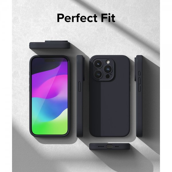 Ringke iPhone 15 Pro Max Cover Silikone Magnetic Deep Blue