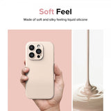 Ringke iPhone 15 Pro Max Cover Silikone Magnetic Pink Sand