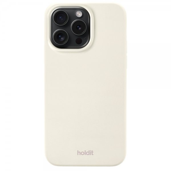holdit iPhone 15 Pro Max Cover Silikone Soft Linen