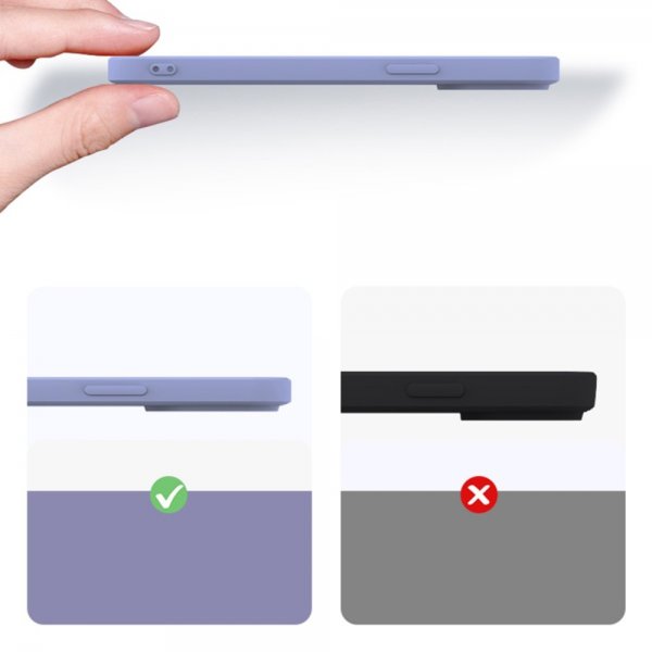 X-Level iPhone 15 Pro Max Cover Silikone-tekstur Blå