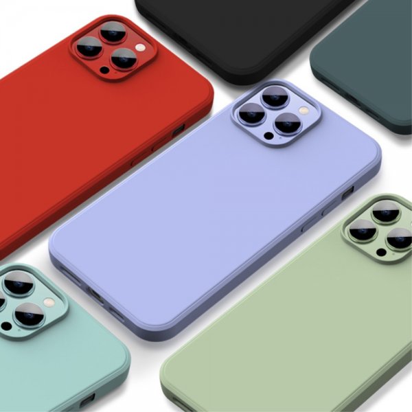 X-Level iPhone 15 Pro Max Cover Silikone-tekstur Grøn