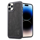 X-Level iPhone 15 Pro Max Cover Skarvad Sort