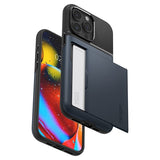 Spigen iPhone 15 Pro Max Cover Slim Armor CS Metal Slate
