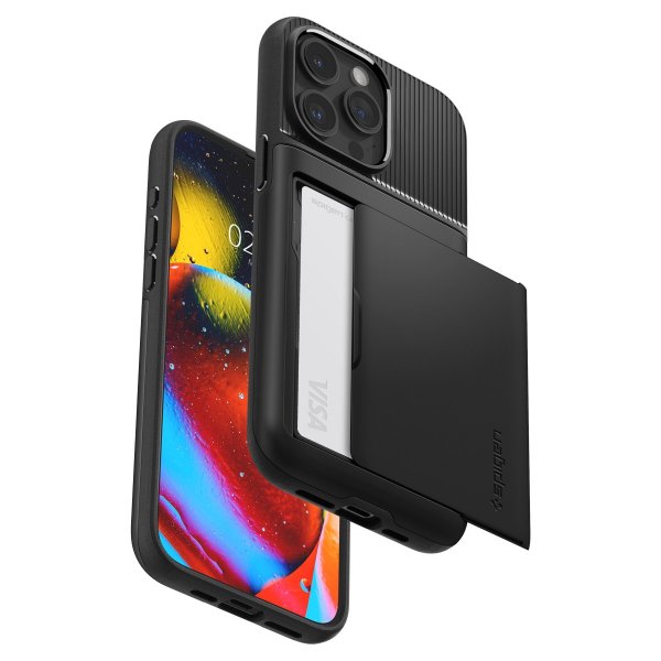 Spigen iPhone 15 Pro Max Cover Slim Armor CS Sort