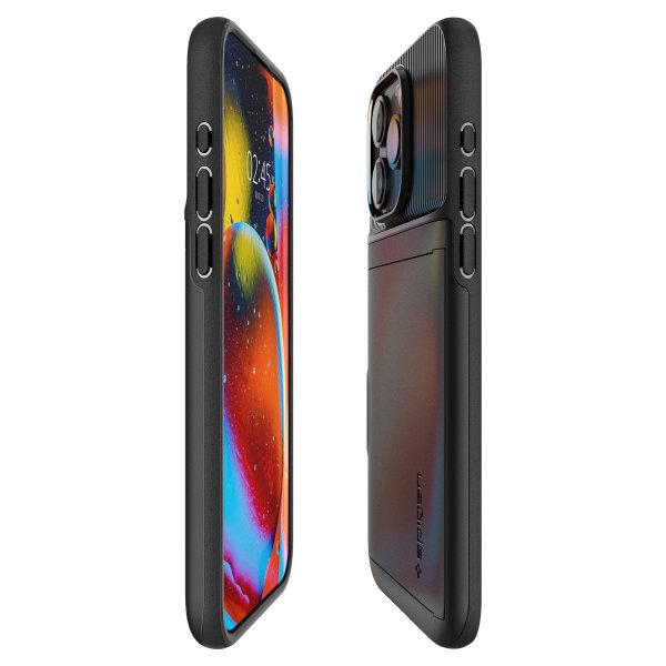 Spigen iPhone 15 Pro Max Cover Slim Armor CS Sort