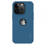 Nillkin iPhone 15 Pro Max Cover Super Frosted Shield Pro Logo Hole Blå