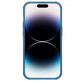 Nillkin iPhone 15 Pro Max Cover Super Frosted Shield Pro Logo Hole Blå