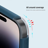 Nillkin iPhone 15 Pro Max Cover Super Frosted Shield Pro Logo Hole Sort