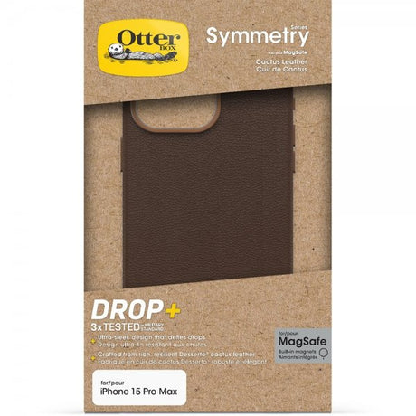 Otterbox iPhone 15 Pro Max Cover Symmetry Cactus Leather MagSafe Rich Adobe