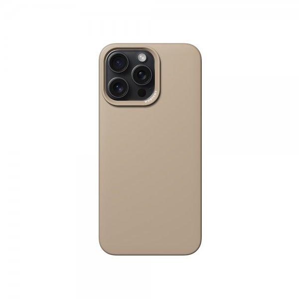 Nudient iPhone 15 Pro Max Cover Thin Case MagSafe Clay Beige