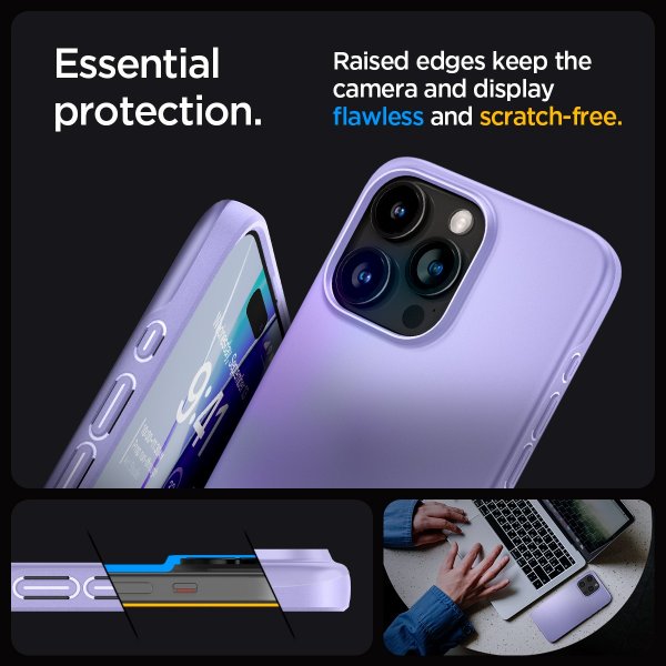 Spigen iPhone 15 Pro Max Cover Thin Fit Iris Purple