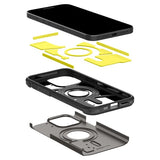 Spigen iPhone 15 Pro Max Cover Tough Armor MagFit Gunmetal