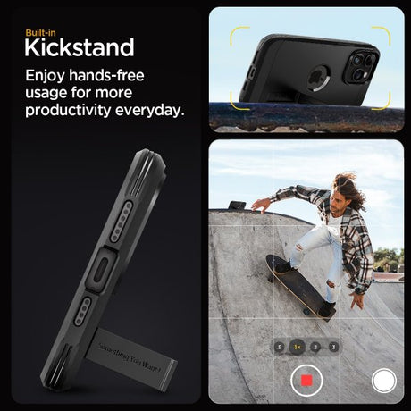 Spigen iPhone 15 Pro Max Cover Tough Armor MagFit Sort