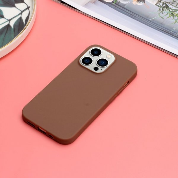 iPhone 15 Pro Max Cover TPU Kaffe