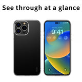 Mofi iPhone 15 Pro Max Cover Transparent TPU Klar