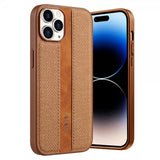 X-Level iPhone 15 Pro Max Cover Stoftekstur Brun