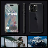 Spigen iPhone 15 Pro Max Cover Ultra Hybrid Frost Black