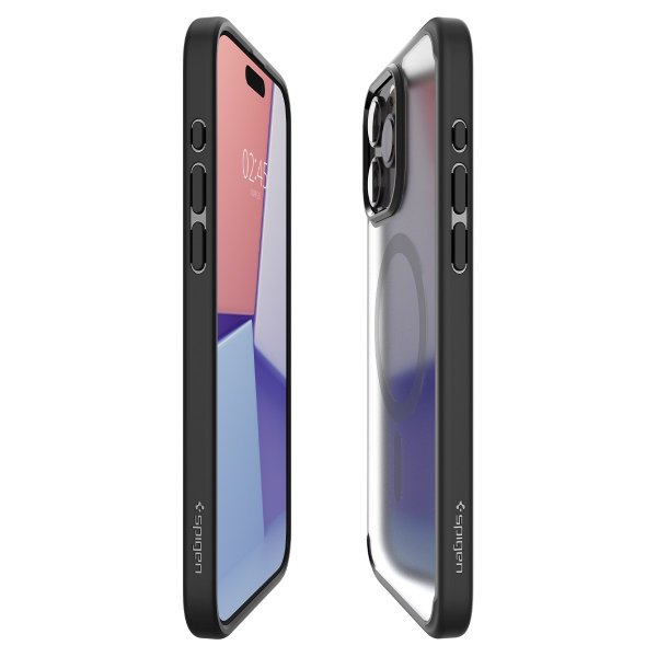 Spigen iPhone 15 Pro Max Cover Ultra Hybrid MagFit Frost Black