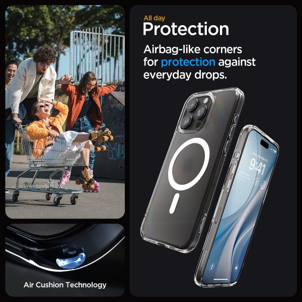 Spigen iPhone 15 Pro Max Cover Ultra Hybrid MagFit Frost Clear