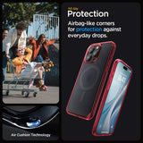Spigen iPhone 15 Pro Max Cover Ultra Hybrid MagFit Frost Deep Red