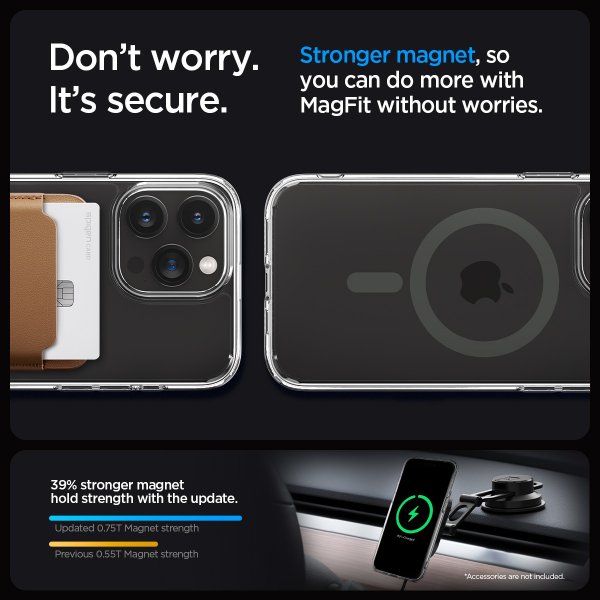 Spigen iPhone 15 Pro Max Cover Ultra Hybrid MagFit Graphite