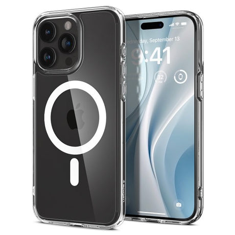 Spigen iPhone 15 Pro Max Cover Ultra Hybrid MagFit Hvid