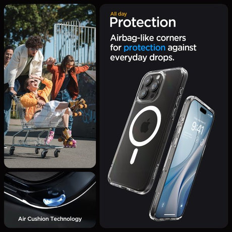 Spigen iPhone 15 Pro Max Cover Ultra Hybrid MagFit Hvid