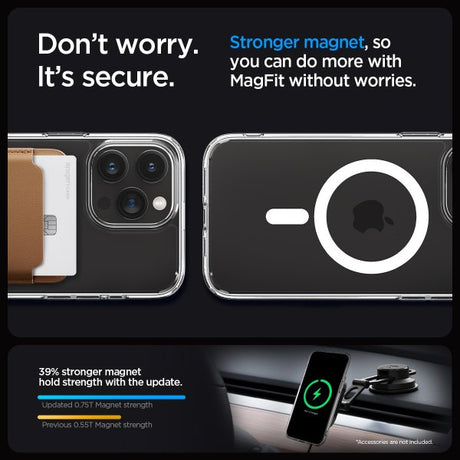 Spigen iPhone 15 Pro Max Cover Ultra Hybrid MagFit Hvid