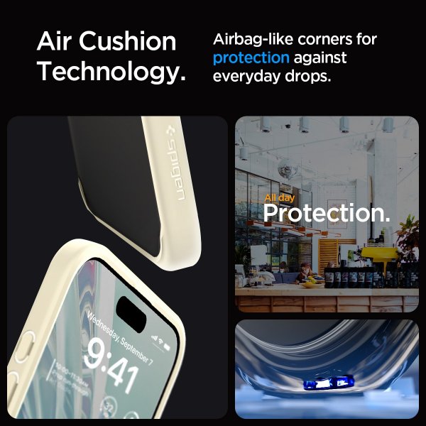 Spigen iPhone 15 Pro Max Cover Ultra Hybrid Mute Beige