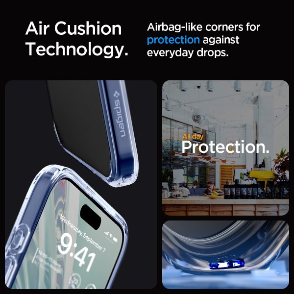 Spigen iPhone 15 Pro Max Cover Ultra Hybrid Sky Crystal