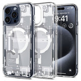 Spigen iPhone 15 Pro Max Cover Ultra Hybrid Zero One MagFit Hvid