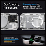 Spigen iPhone 15 Pro Max Cover Ultra Hybrid Zero One MagFit Hvid