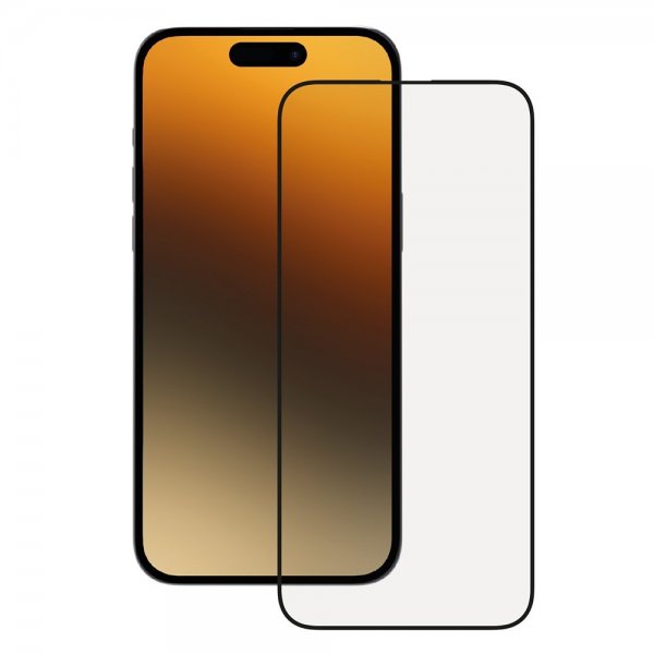 Vivanco iPhone 15 Pro Max Skærmbeskyttelse Fuld Skærm