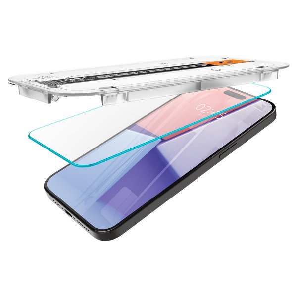 Spigen iPhone 15 Pro Max Skærmbeskyttelse GLAS.tR EZ Fit 2-pak