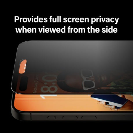 PanzerGlass iPhone 15 Pro Max Skærmbeskytter Ultra-Wide Fit Privacy EasyAligner