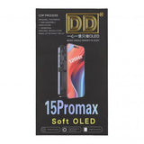 iPhone 15 Pro Max Soft OLED-skærm Høj kvalitet Sort (DD mærke)