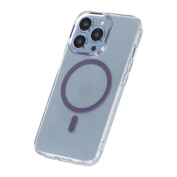 iPhone 15 Pro Max Cover TPU MagSafe Lilla
