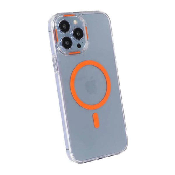 iPhone 15 Pro Max Cover TPU MagSafe Orange