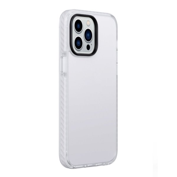 iPhone 15 Pro Max Cover Stødsikkert TPU Hvid