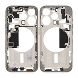 iPhone 15 Pro Mellemskal med smådele OEM - Naturlig titanium