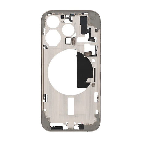 iPhone 15 Pro Mellemskal med smådele OEM - Naturlig titanium