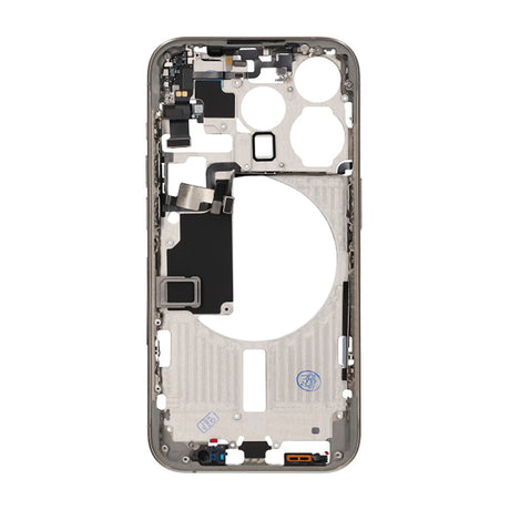 iPhone 15 Pro Mellemskal med smådele OEM - Naturlig titanium