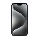 iPhone 15 Pro Cover med kulfibermønster MagSafe Sort