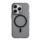 iPhone 15 Pro Cover Bølget MagSafe Grå