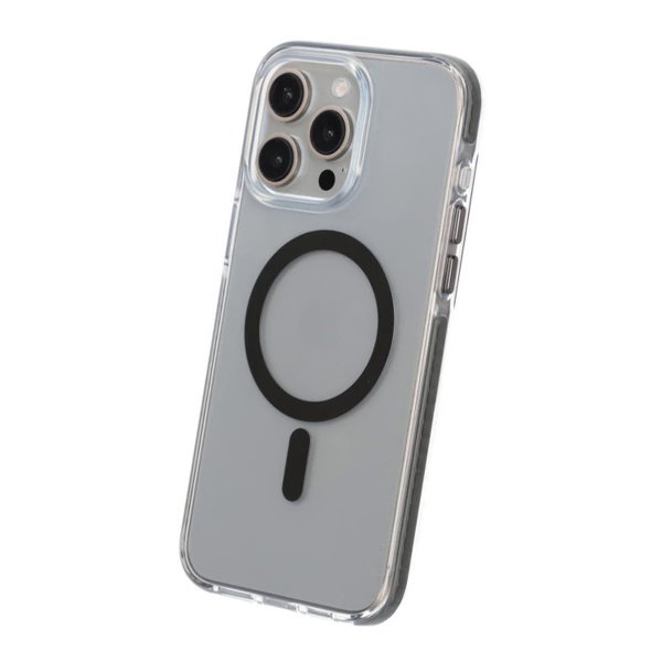 iPhone 15 Pro Cover Stødabsorberende MagSafe Grå