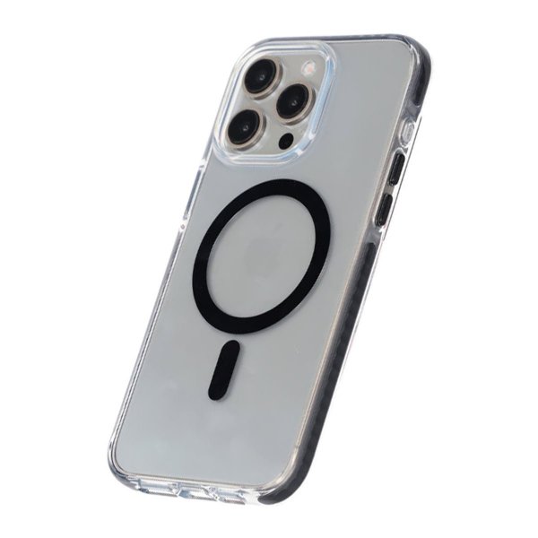 iPhone 15 Pro Cover Stødabsorberende MagSafe Sort